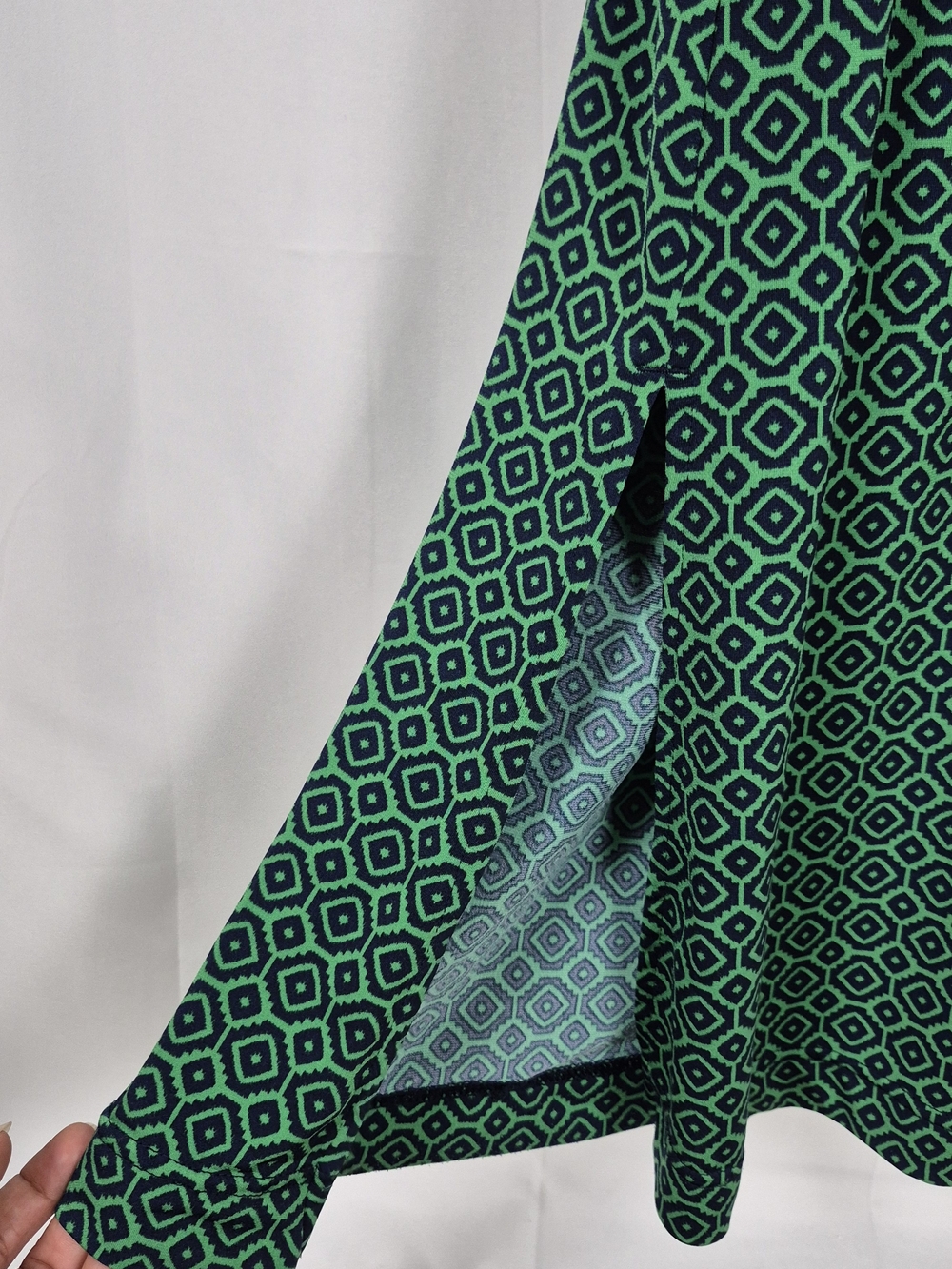Banana Republic Green Geometric Racerback Maxi Dress XS - Picture 6 of 7